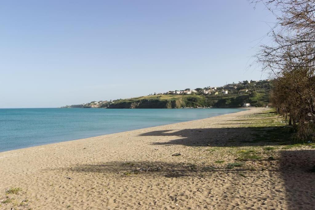 La Casa Sul Mare Vila Agnone Bagni Exterior foto